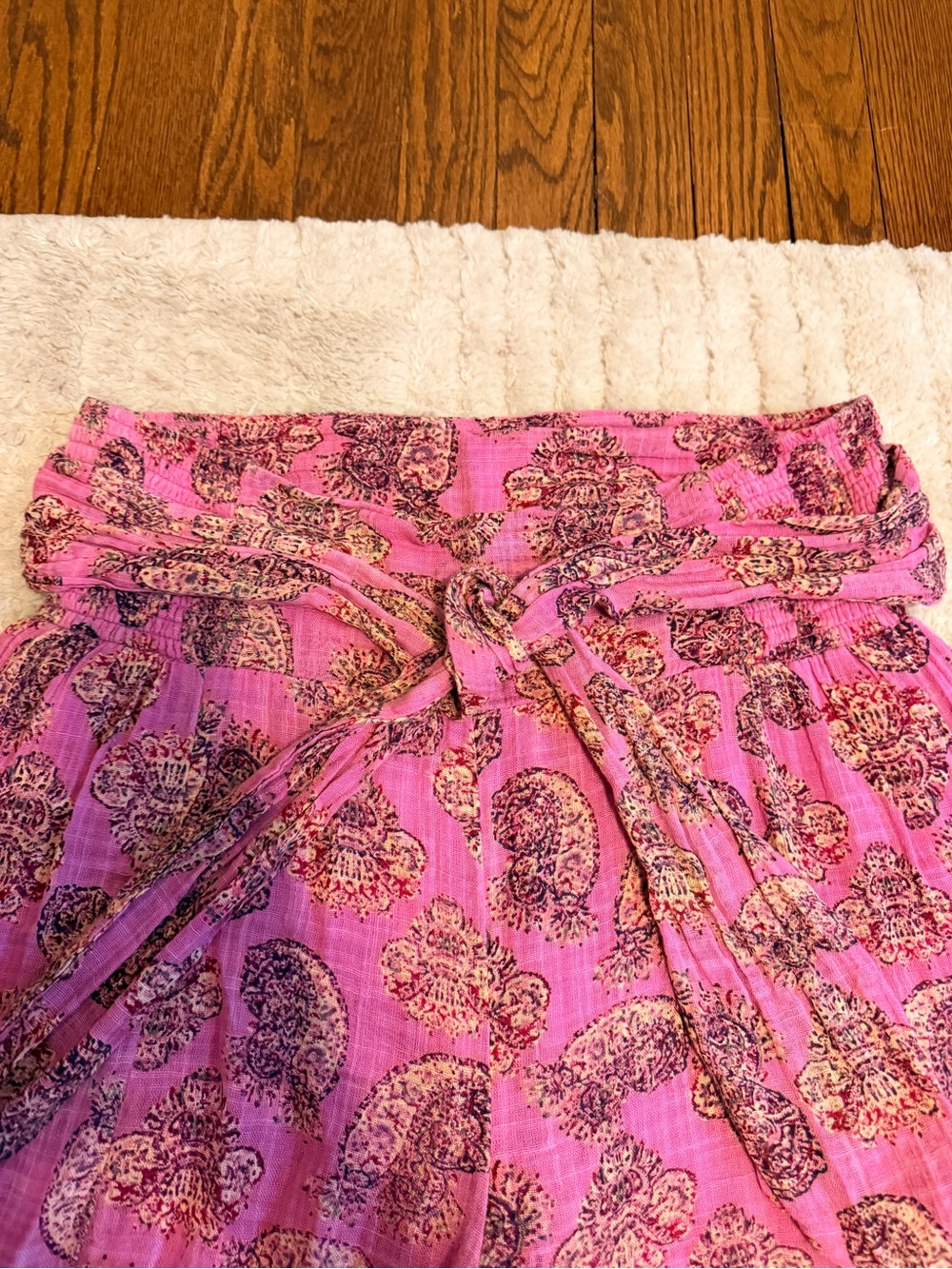 Free People FP One Good Day Printed Wide-Leg Pants - Picture 4 of 6